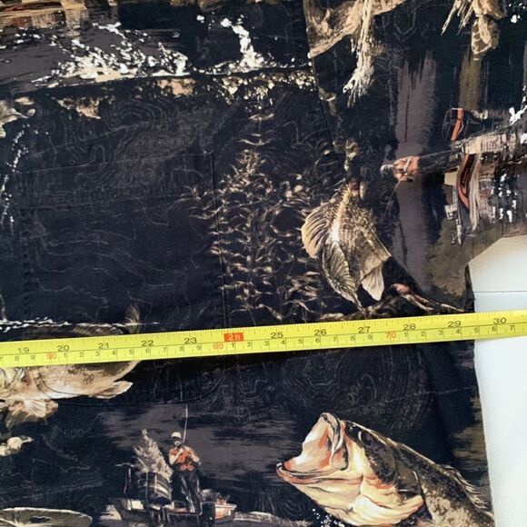 RedHead Men’s Fish Print Short Sleeves Shirt Size XXL - Picture 6 of 8